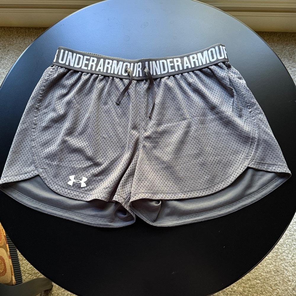Brand New Under Armour Charcoal Performance Shorts